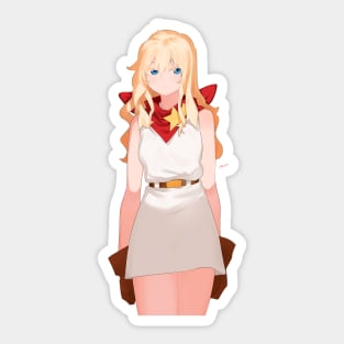 Standing Anna Sticker